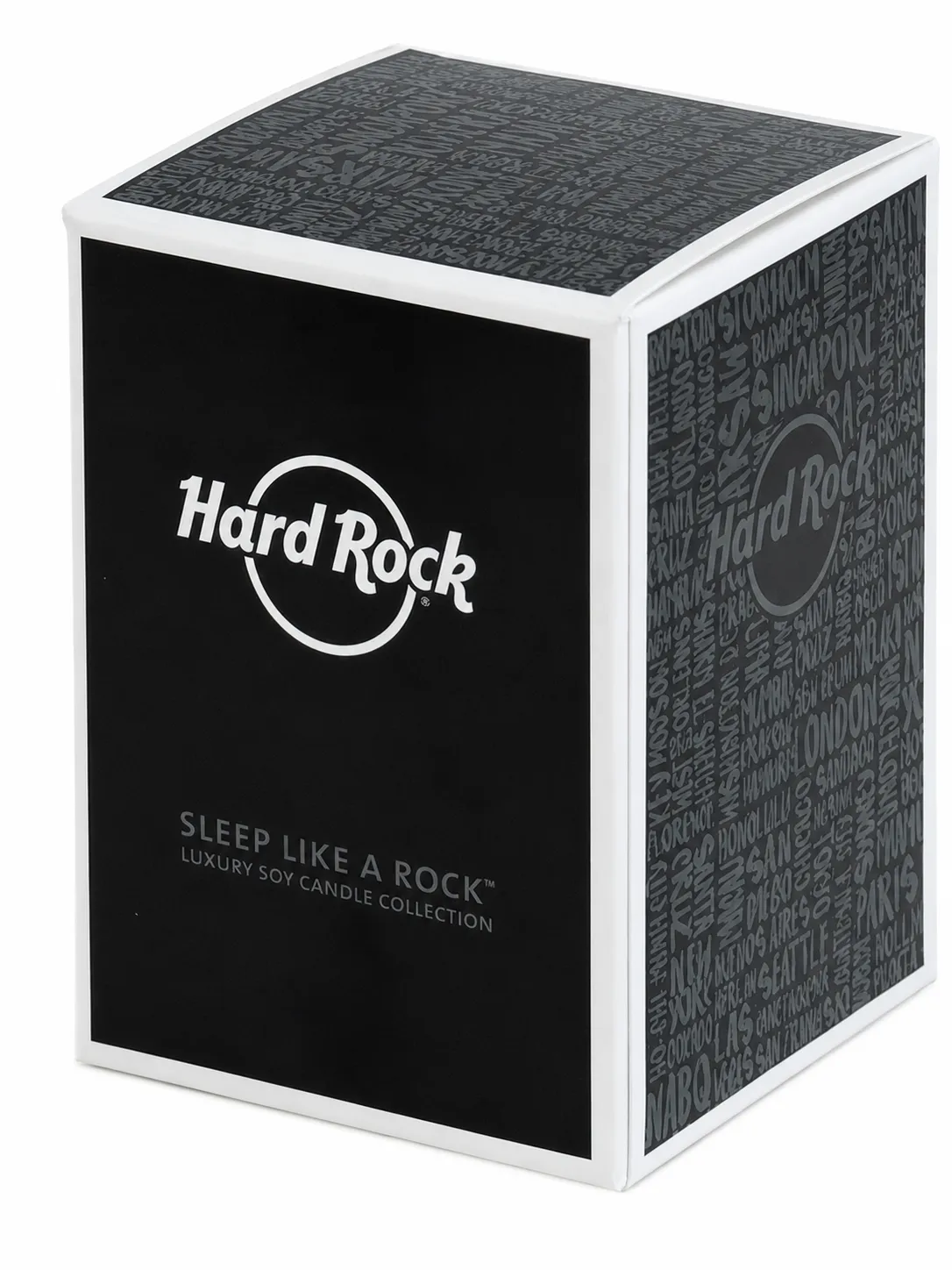 Closed black private label folding carton