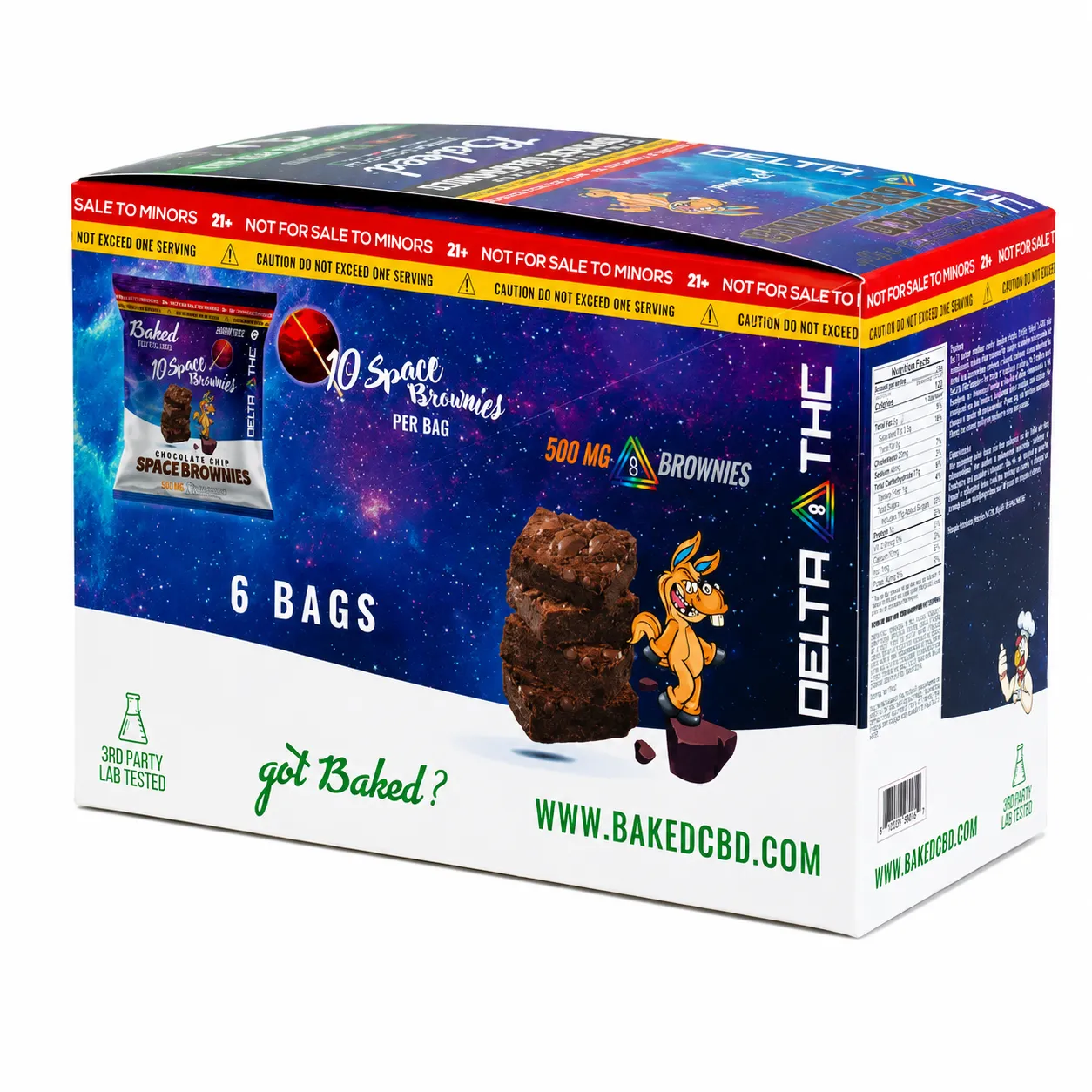 Printed cake box packaging