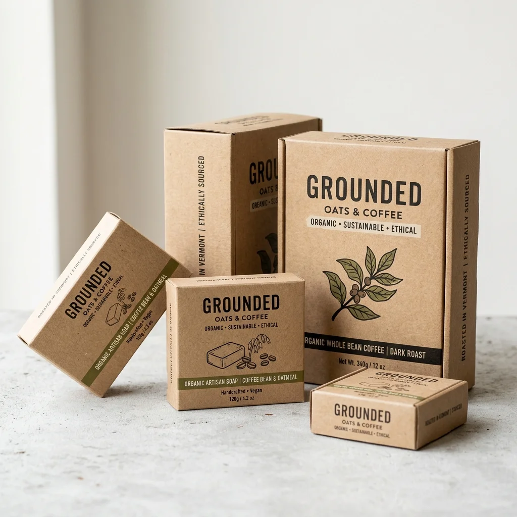 Premium chipboard boxes made from eco-friendly recycled paperboard
