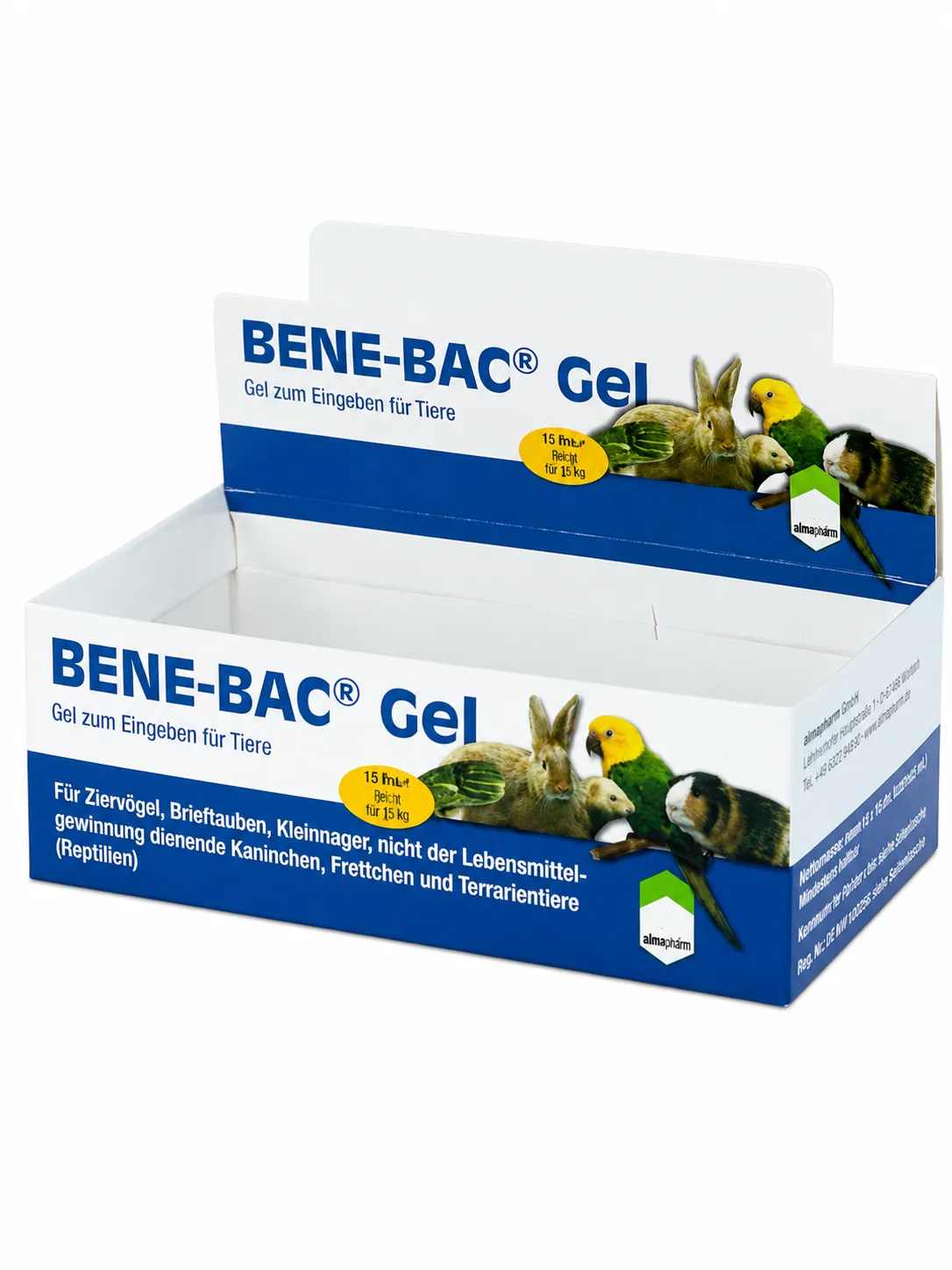 Pet care gel paperboard display packaging