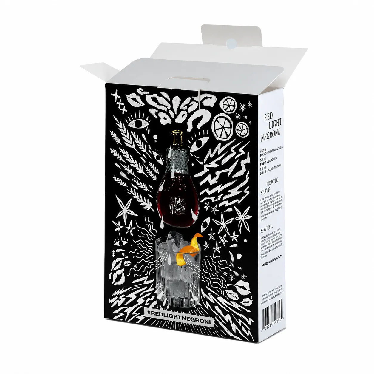 Wine bottle paper box packaging